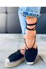 Espadryle damskie KALISTA BLACK - Inello
