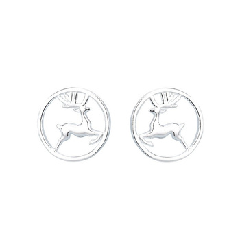 KOLCZYKI SREBRO 925 RODOWANE MINI KST1839