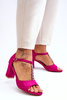 Sandały Model Florines GD189 Fuksja - Step in style