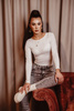 LEEVE biała bluzka longsleeve