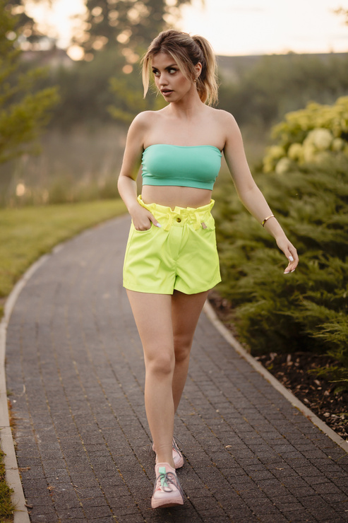 ARIA - top bez ramiączek - morska zieleń