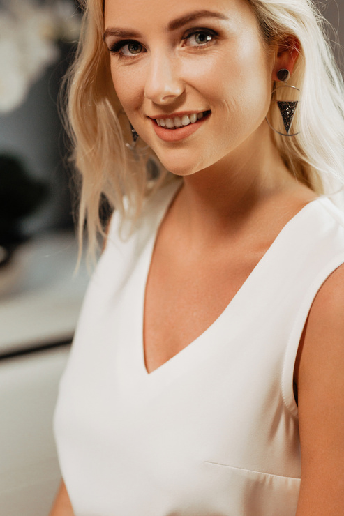 COLLE biała letnia sukienka