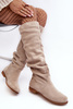 Kozaki Model Maciejka 05790-22 Light Beige - Step in style