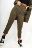LITTLE CRUSH - Eleganckie spodnie z podwijanymi nogawkami - khaki