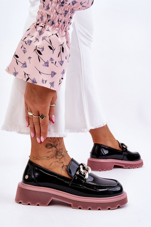 Mokasyny Model Goe LL2N4039 Black/Violet - Step in style