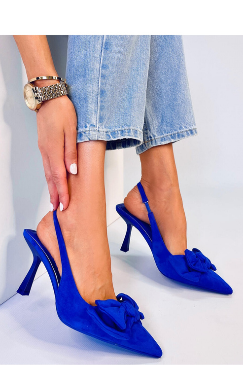 Szpilki z odkrytą pięta SHIRLEY BLUE - Inello