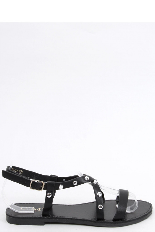 Sandałki damskie BADRA BLACK - Inello