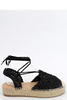 Espadryle damskie KALISTA BLACK - Inello