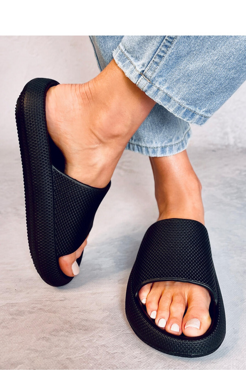 Sandał Klapki gumowe RITTER BLACK - Inello