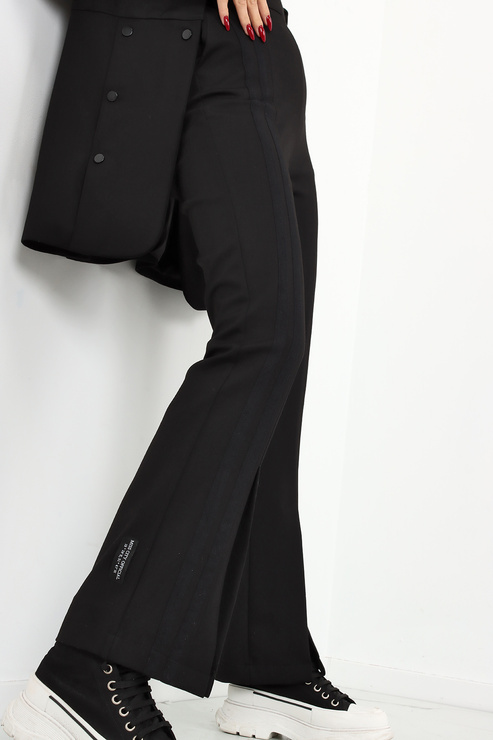 TONIGHT czarne eleganckie spodnie ze streczem, wysoki stan