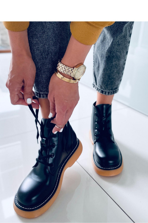 Botki martensiaki GAIA BLACK+Y - Inello