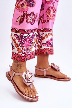 Sandały Japonki Model Carisma QQ-137 Nude - Step in style