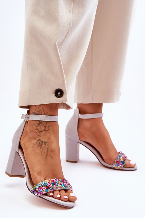 Sandały Model Love Me GG125P Grey - Step in style