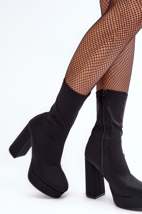 Botki Model Peculia D88-26 Blakc - Step in style