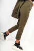 LITTLE CRUSH - Eleganckie spodnie z podwijanymi nogawkami - khaki