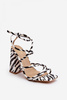 Sandały Model Josette FY2125-3 Zebra - Step in style
