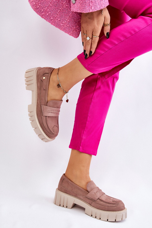 Półbuty Model Fiorell UK132P Light Brown - Step in style