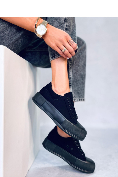 Trampki na grubej podeszwie TAKAO ALLBLACK - Inello