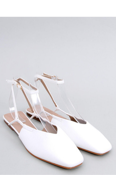 Baleriny z odkrytą piętą GIANNA WHITE - Inello