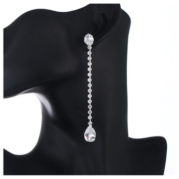 KOLCZYKI Długie Ozdobne K1629S