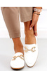 Mokasyny damskie TULIP WHITE - Inello