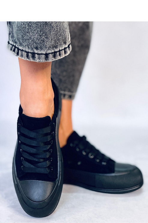 Trampki na grubej podeszwie TAKAO ALLBLACK - Inello