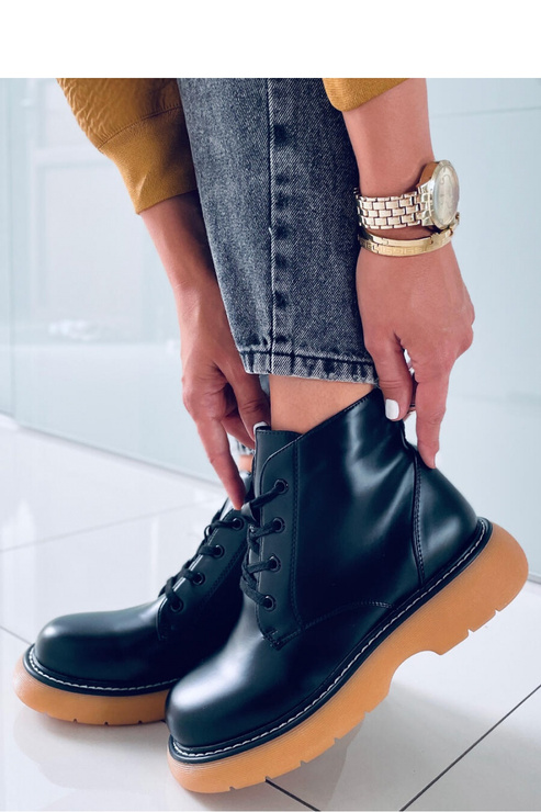 Botki martensiaki GAIA BLACK+Y - Inello