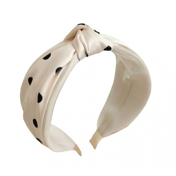 Opaska do włosów Simple kropki O495