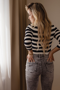 GREY STRETCH szare spodnie jeansowe streczowe 